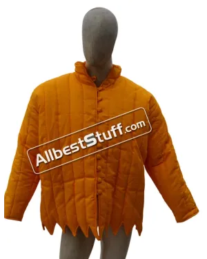 Thick Padded Zig Zag design Gambeson Cotton Padded